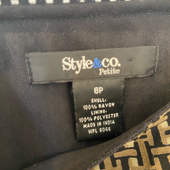 Style Co. Womens Vintage Y2k Crepe Style Brown Skirt - Picture 6 of 6